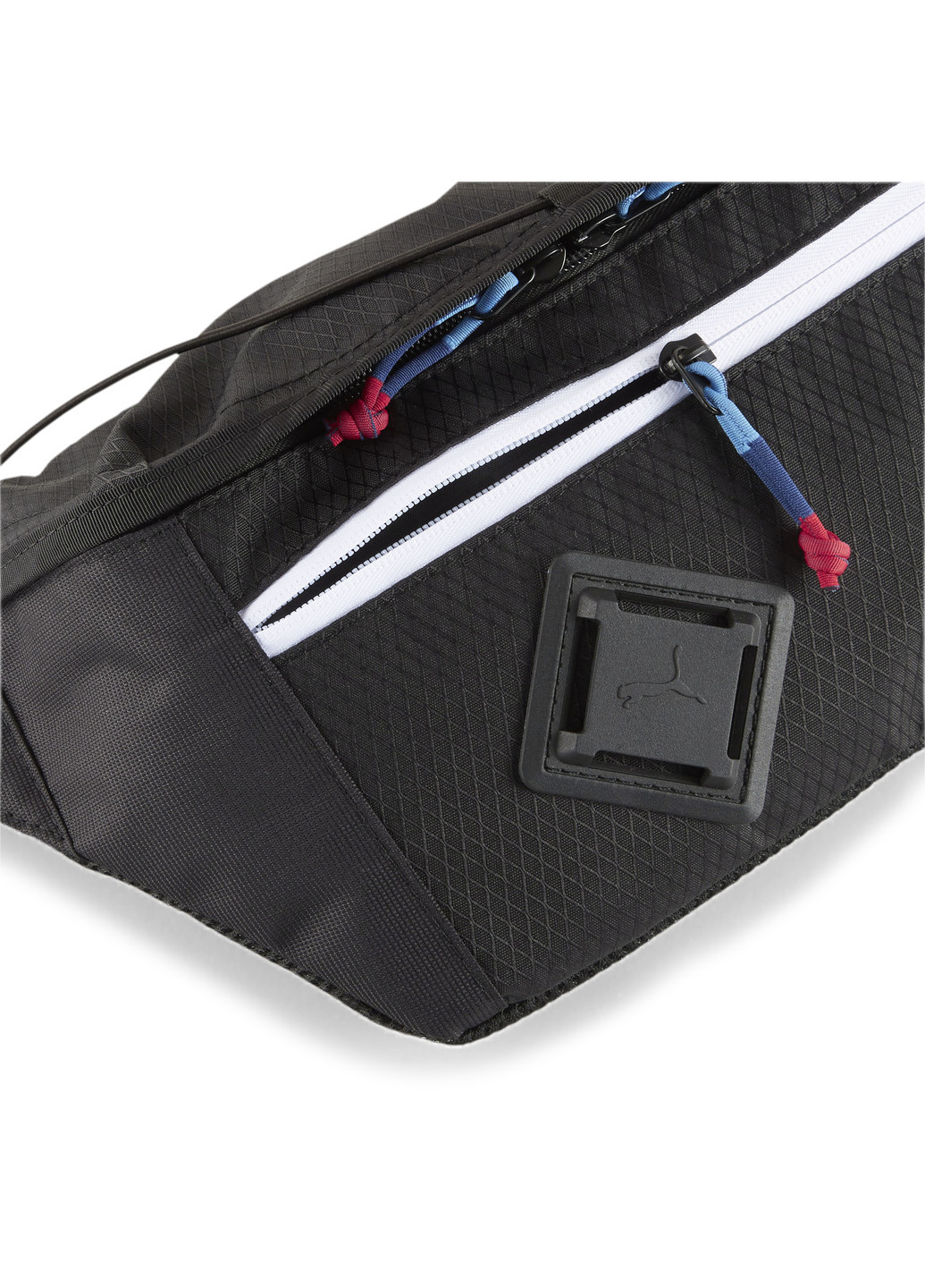 Сумка на пояс Puma BMW M MTSP Waist Bag чёрная спортивная