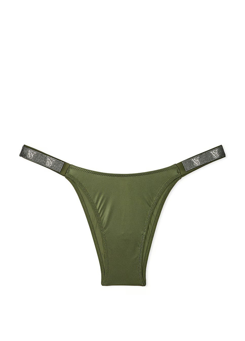 Темно-зеленый демисезонный комплект (бюстгальтер, трусики) Victoria's Secret