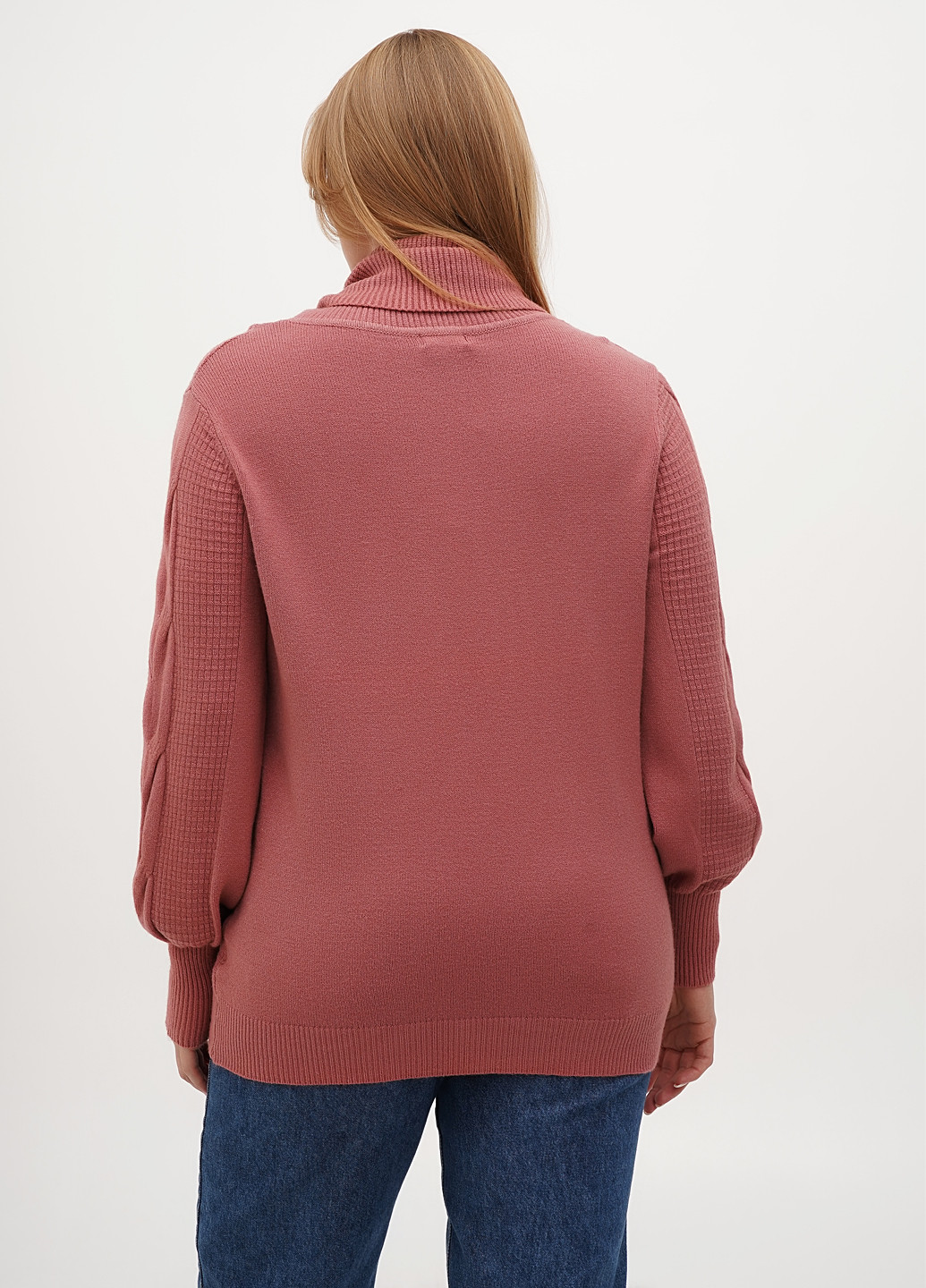 Рожево-ліловий демісезонний светр Anne