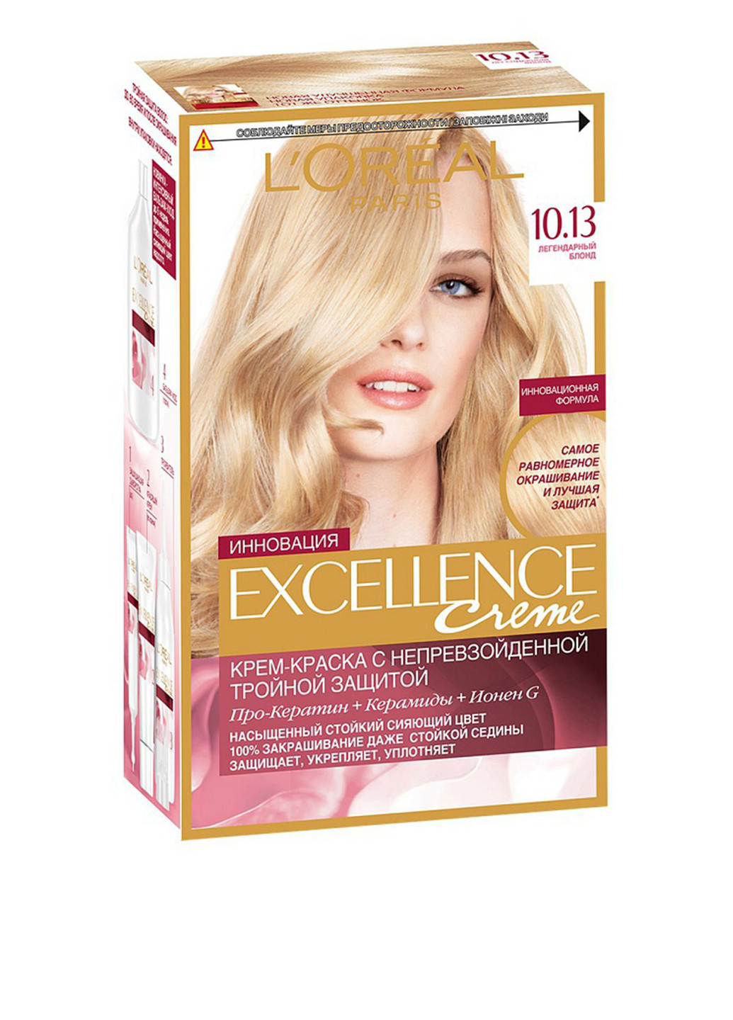 Краска для волос L'Oreal Excellence 10.13 Легендарный Блонд L'Oreal Paris (88092346)