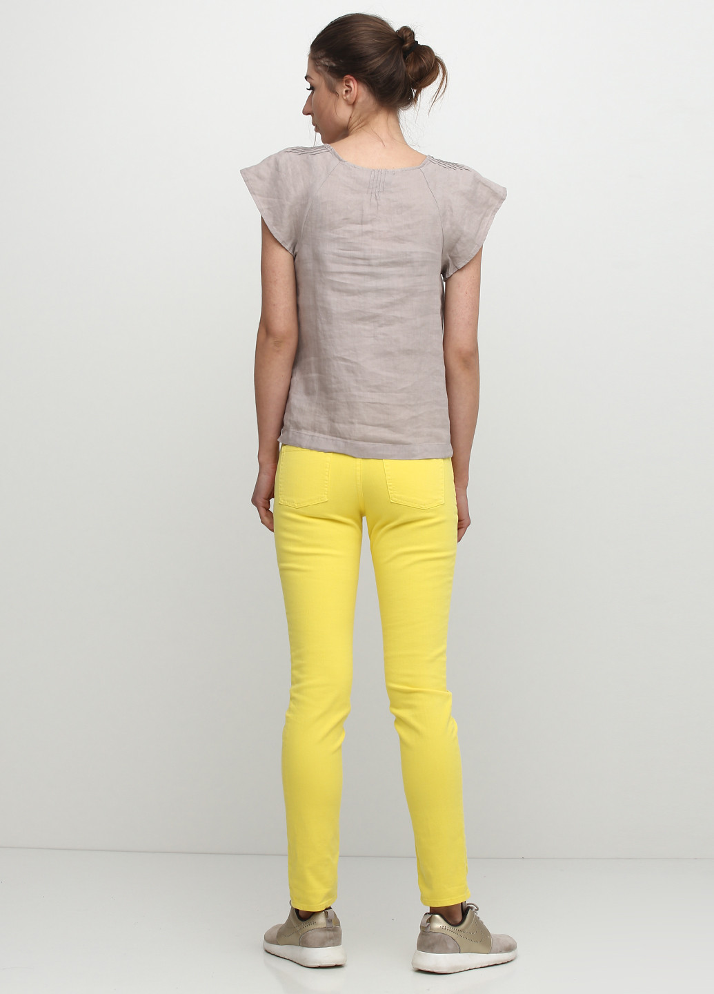 Желтые кэжуал демисезонные брюки Juicy Couture