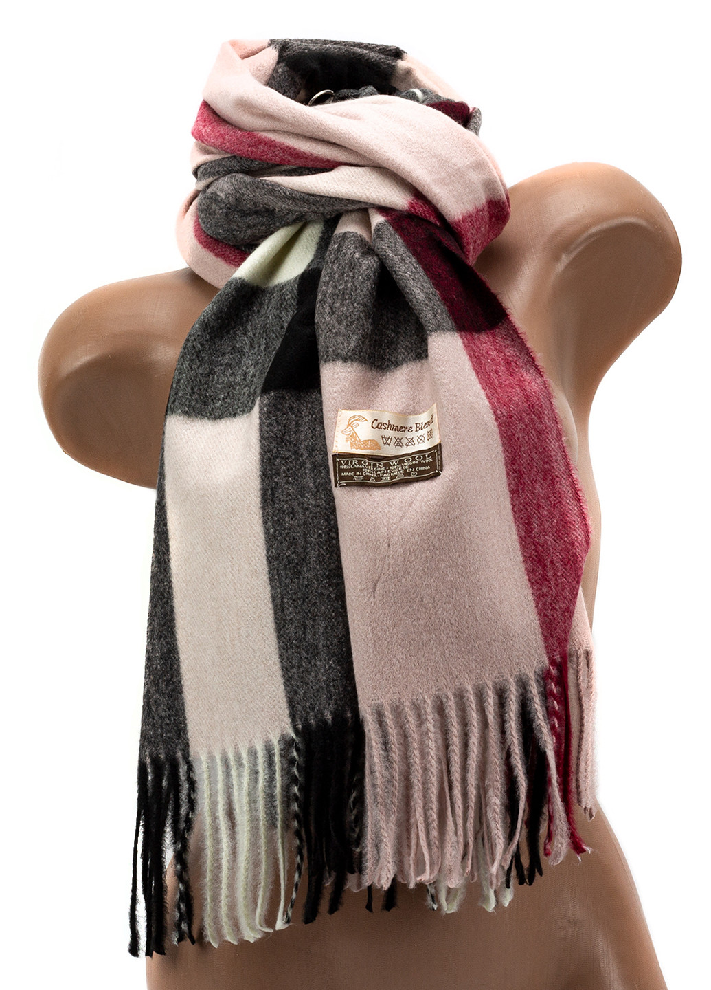 Женский шерстяной шарф LuxWear s175001 (252587345)