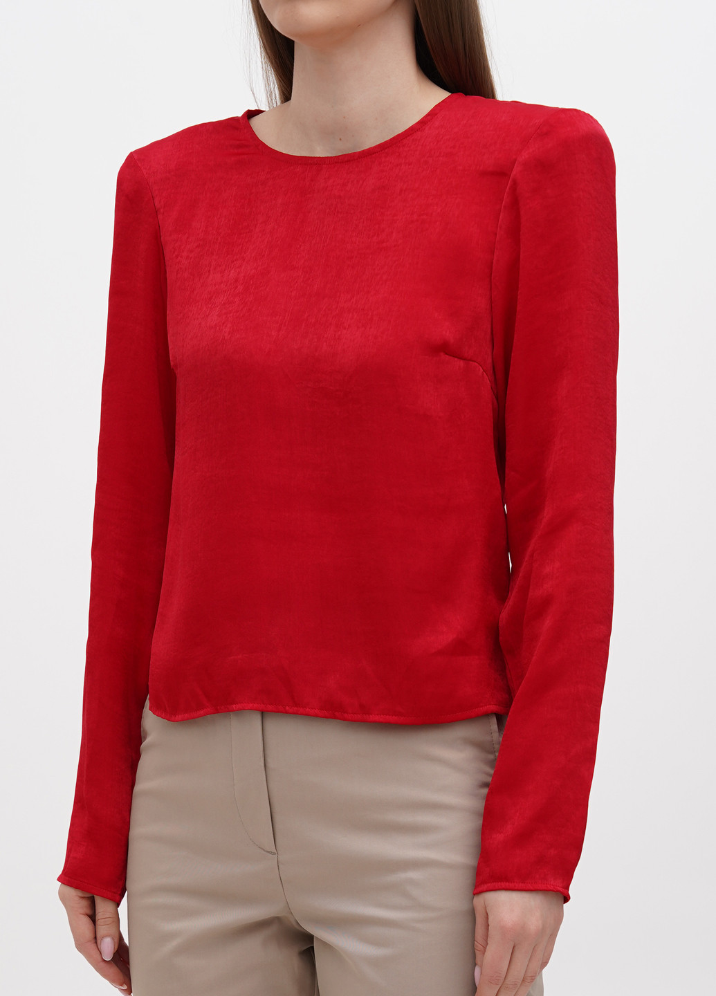Красная демисезонная блуза NA-KD