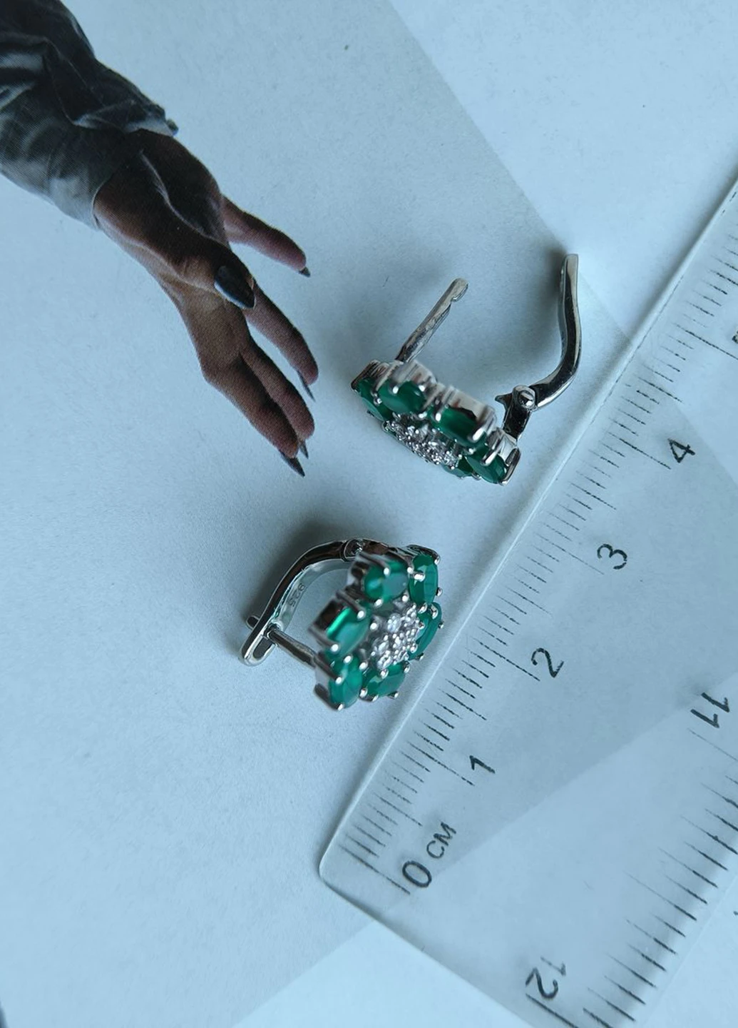 Сережки Silver Flame (354214690)