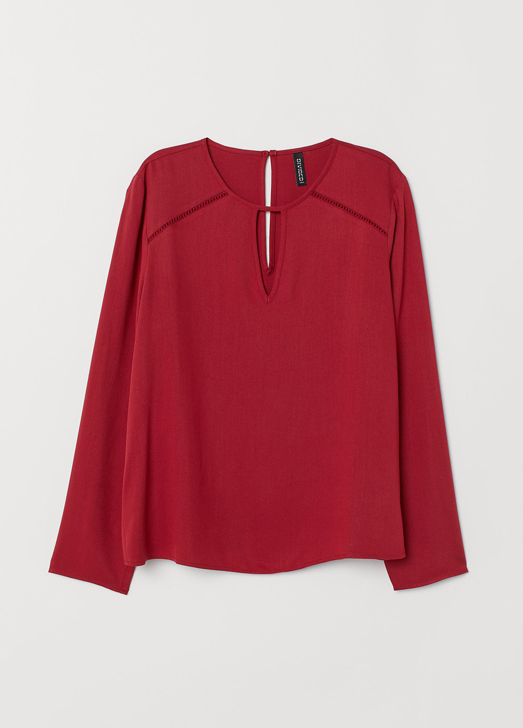 Темно-красная демисезонная блуза H&M