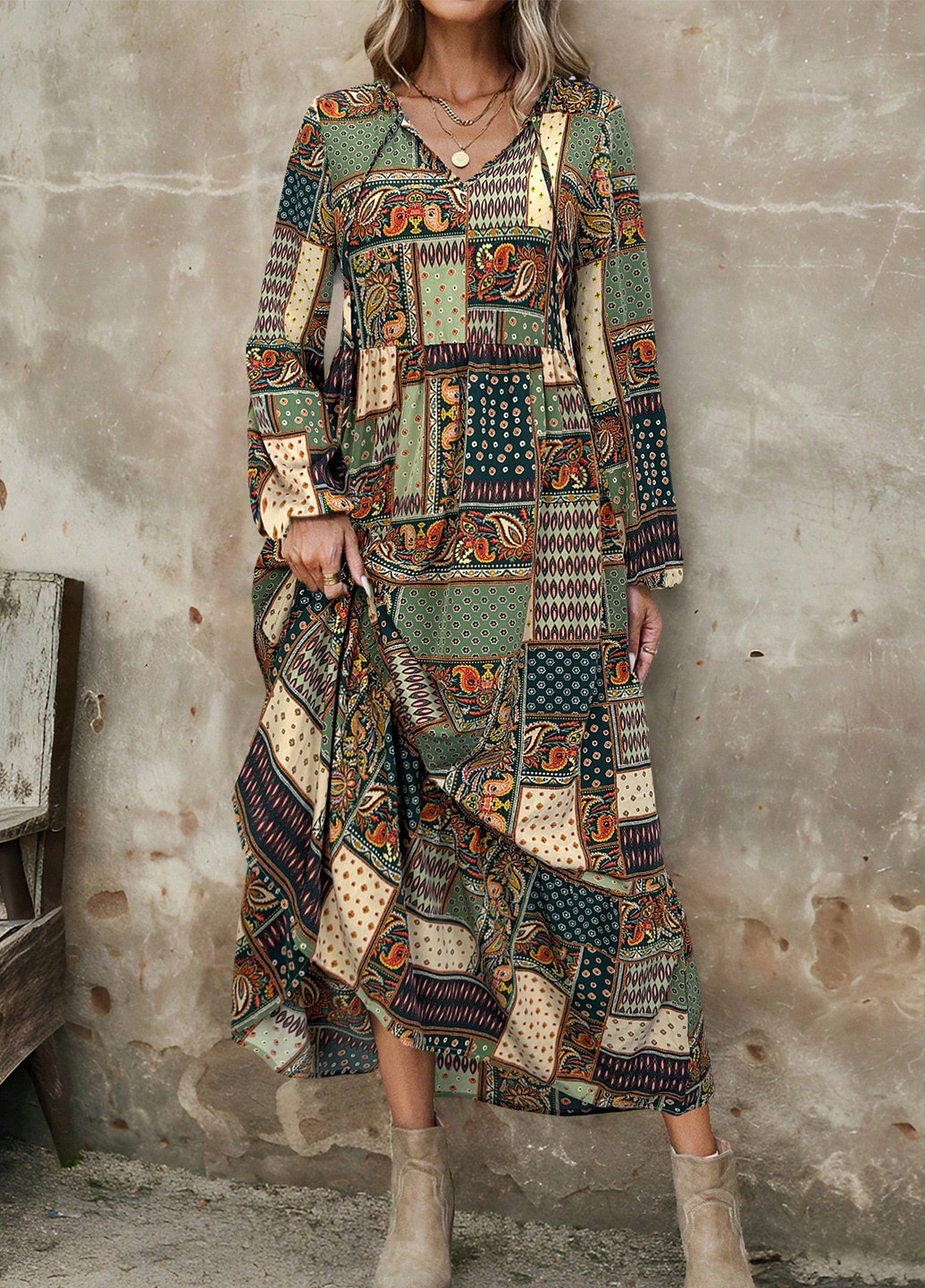 Комбінована кежуал сукня SHEIN з малюнком