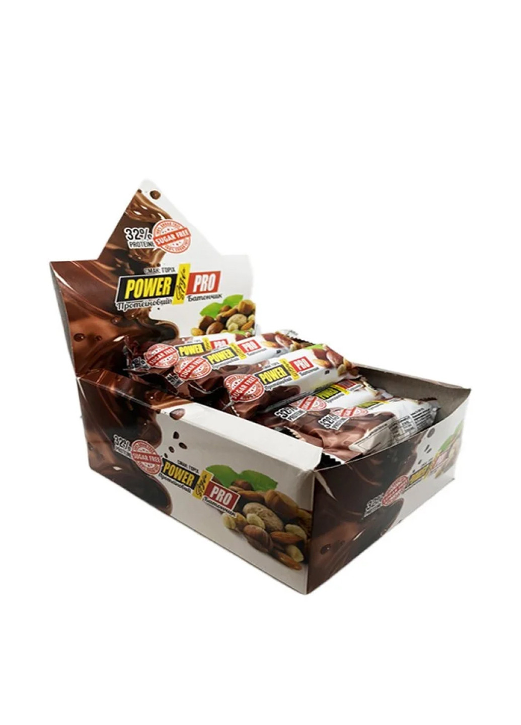 Батончик Protein Bar Nutella 32% (Nut Without sugar), 20x60 г Power Pro (250612529)