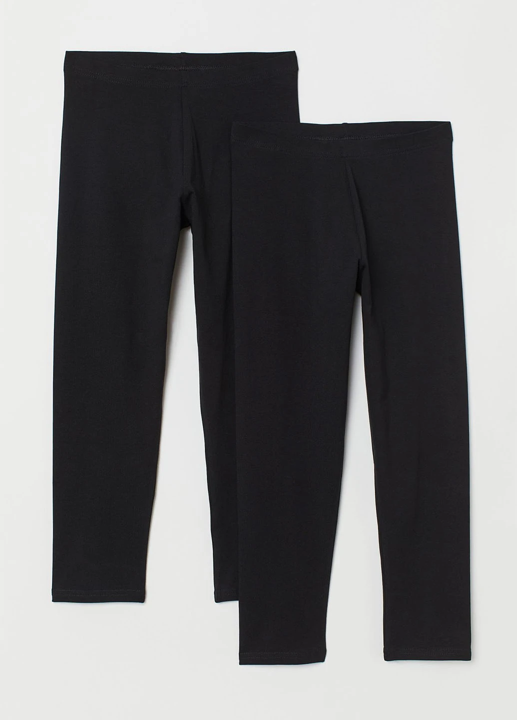 Черные демисезонные леггинсы (2 шт.) H&M