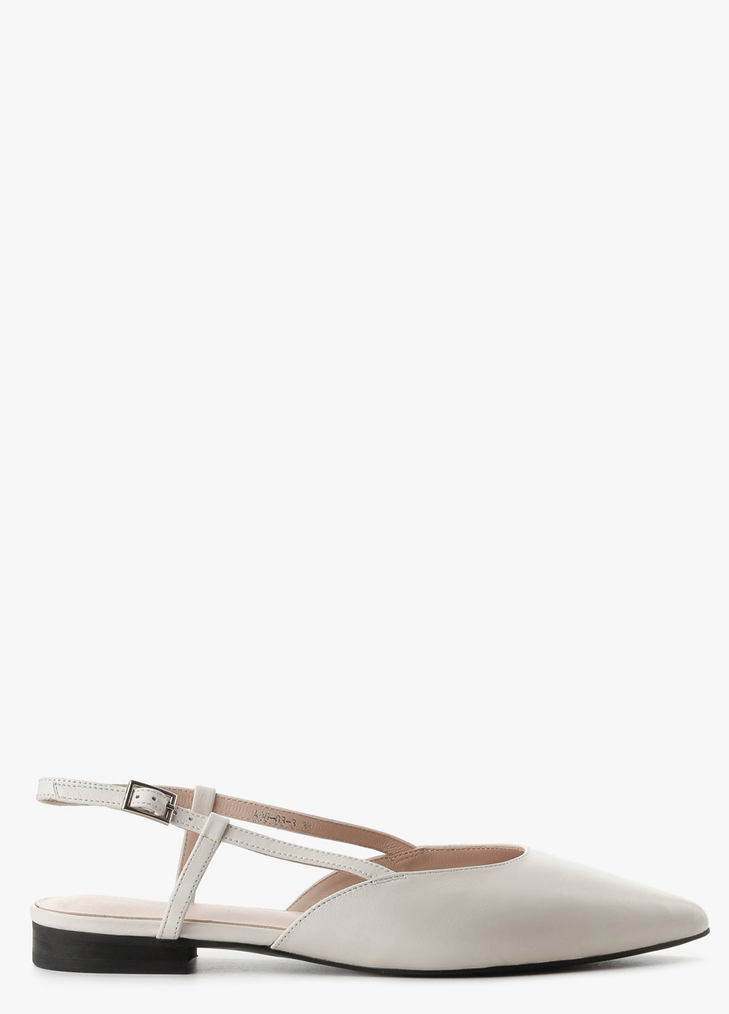 Le'BERDES Туфли слингбеки молочный з натуральная кожа, украина — лето (293152930)