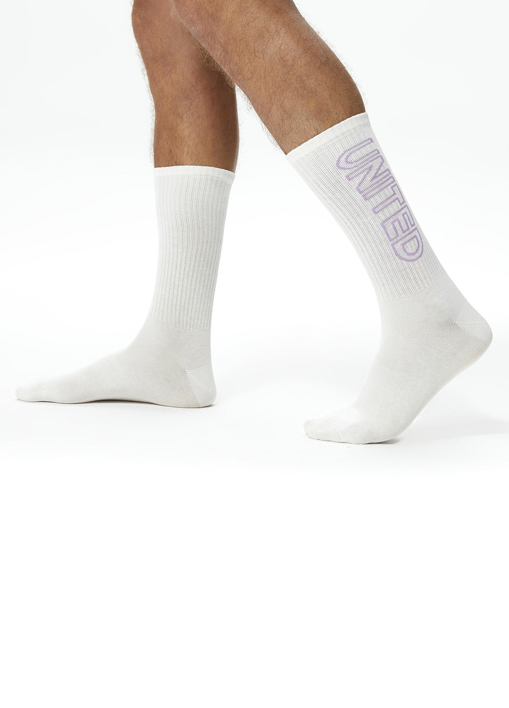 Комбинированные носки (3 пары) UNITED4 надписи (329148624)