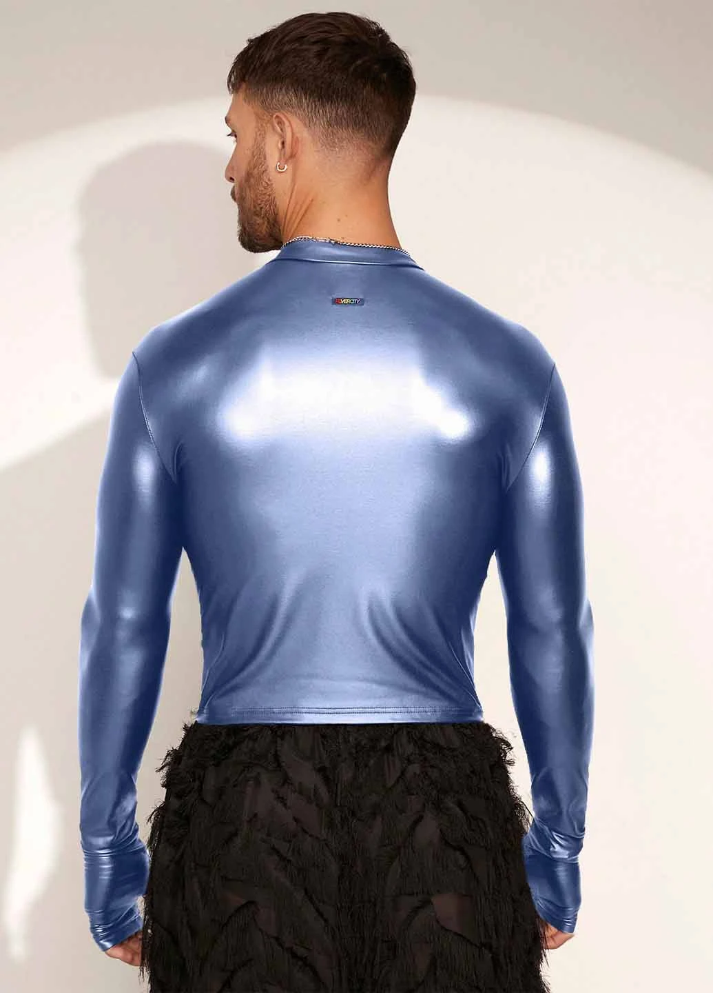 Синяя демисезонная куртка SHEIN