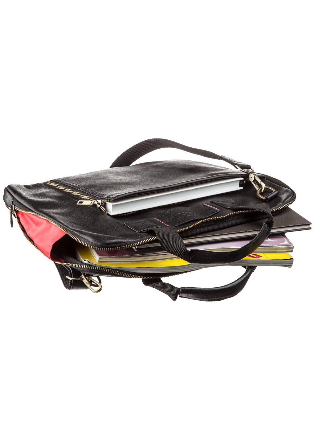 Мужская кожаная сумка для ноутбука 38х28х2 см Shvigel (252134061)