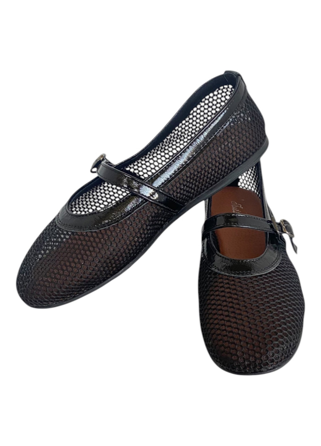 Vanessa Туфли мери джейн черный з текстиль, турция — лето (329868387)