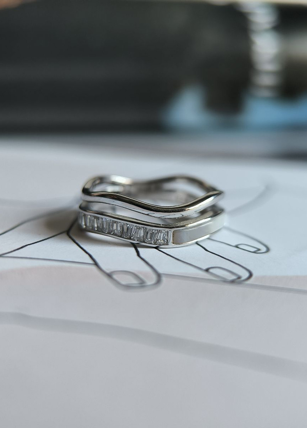 Кольцо Silver Flame (350941299)