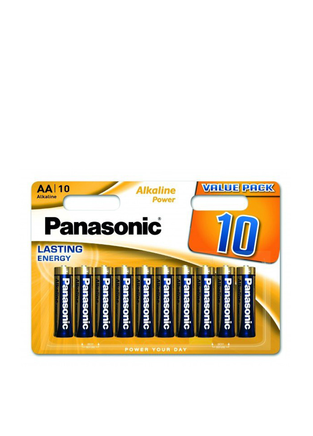 Батарейка Panasonic ALKALINE POWER AA BLI 10 (LR6REB/10BW) синие
