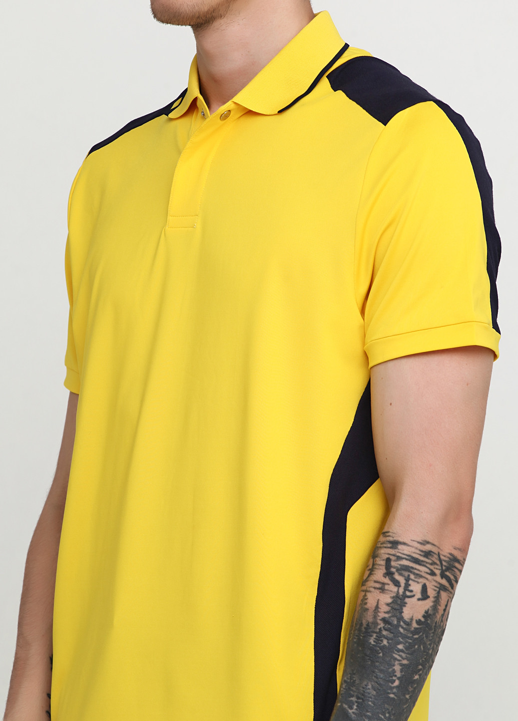 Желтая футболка-поло для мужчин Ralph Lauren однотонная