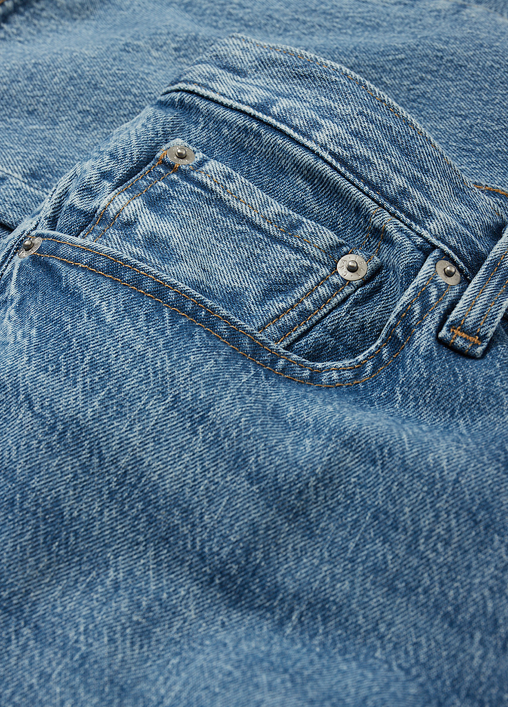 Синие демисезонные прямые джинсы C&A