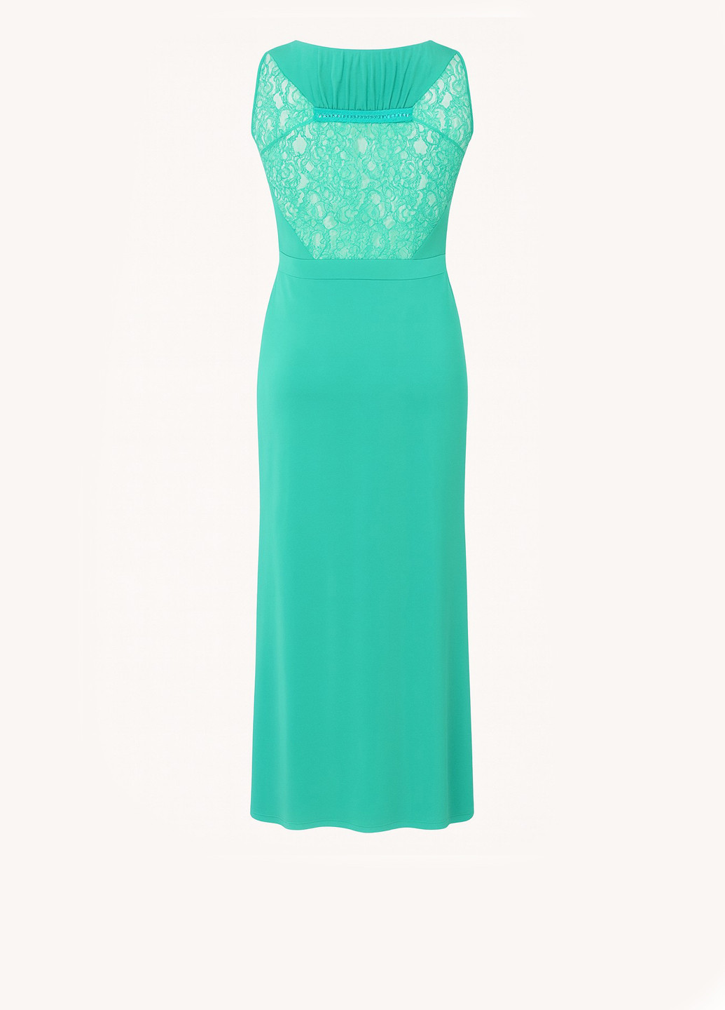 Бирюзовое кэжуал платье силуэтная Sassofono однотонное