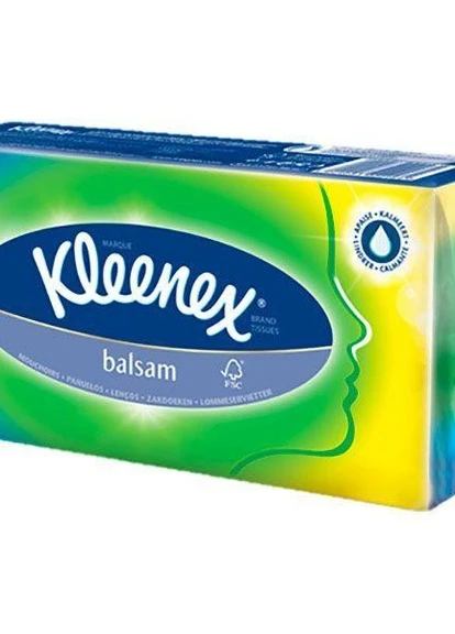 Хусточки Balsam гіпоалергенні 9шт Kleenex (250007501)