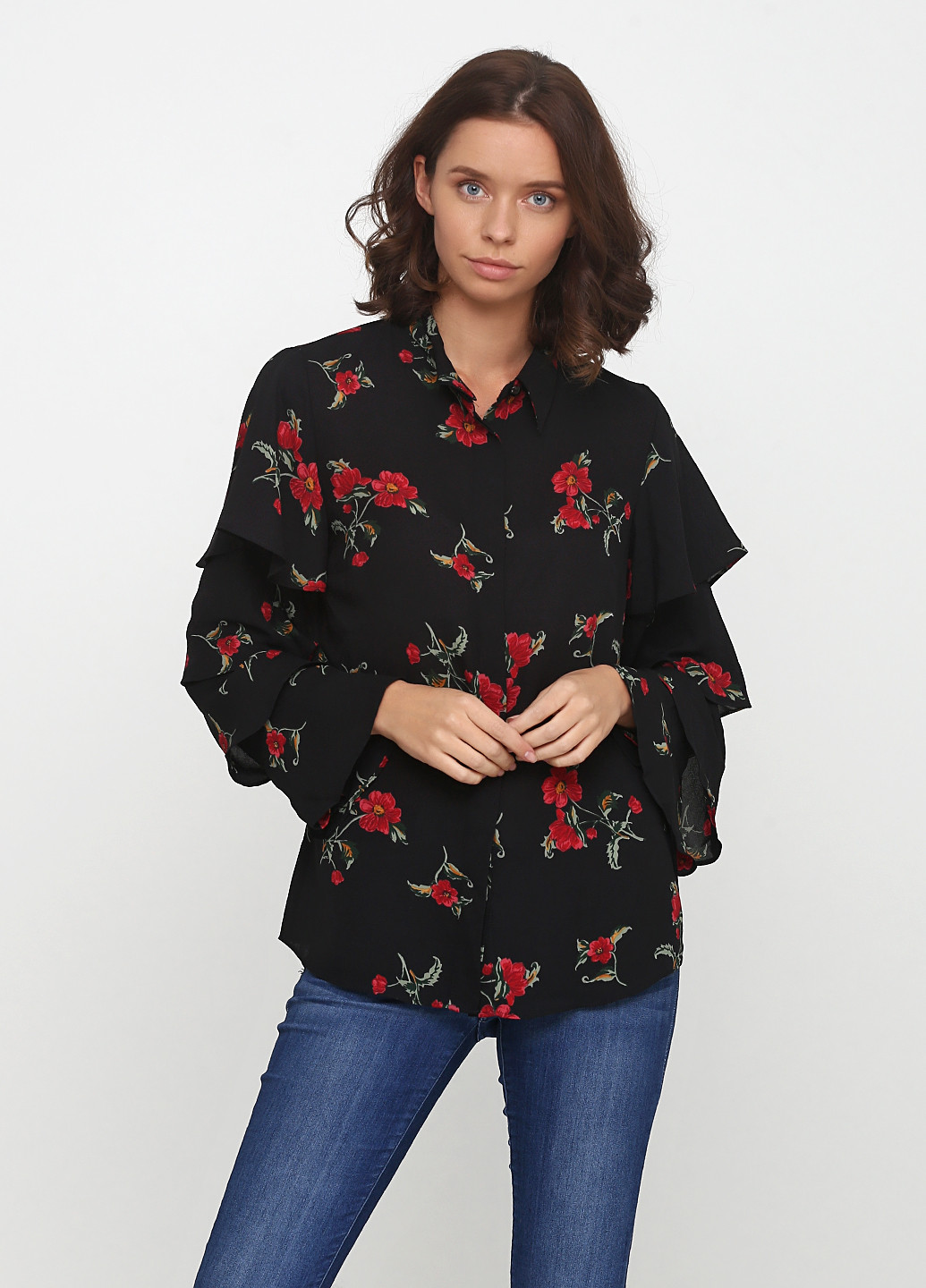 Чёрная блуза By Very