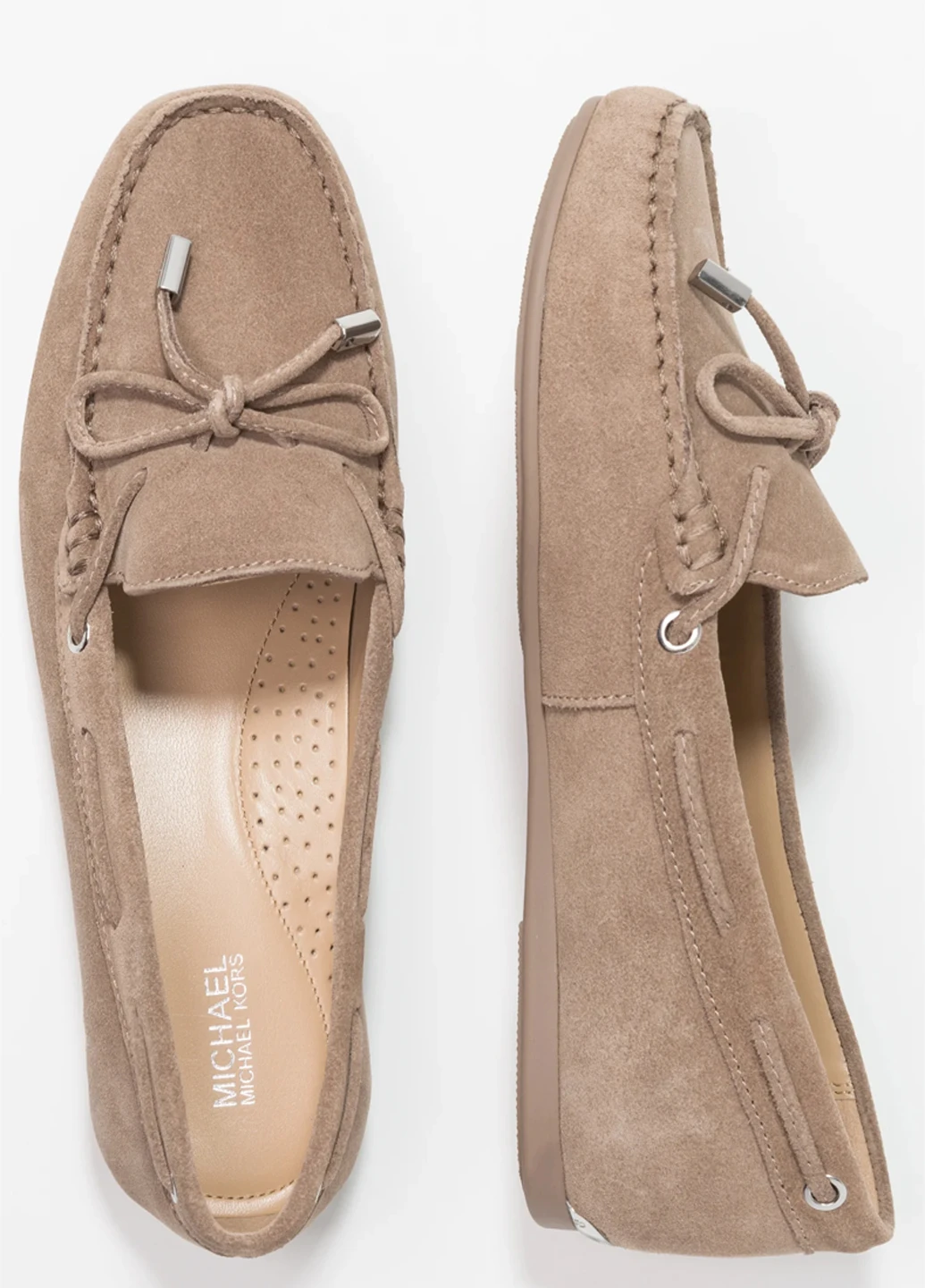 Бежевые мокасины Michael Kors
