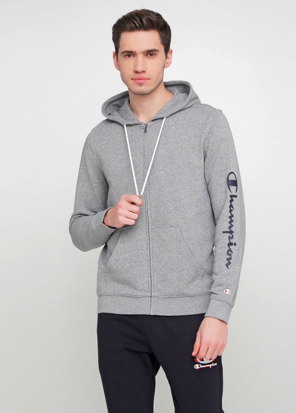 Толстовка Champion hooded full zip sweatshirt (184153521)