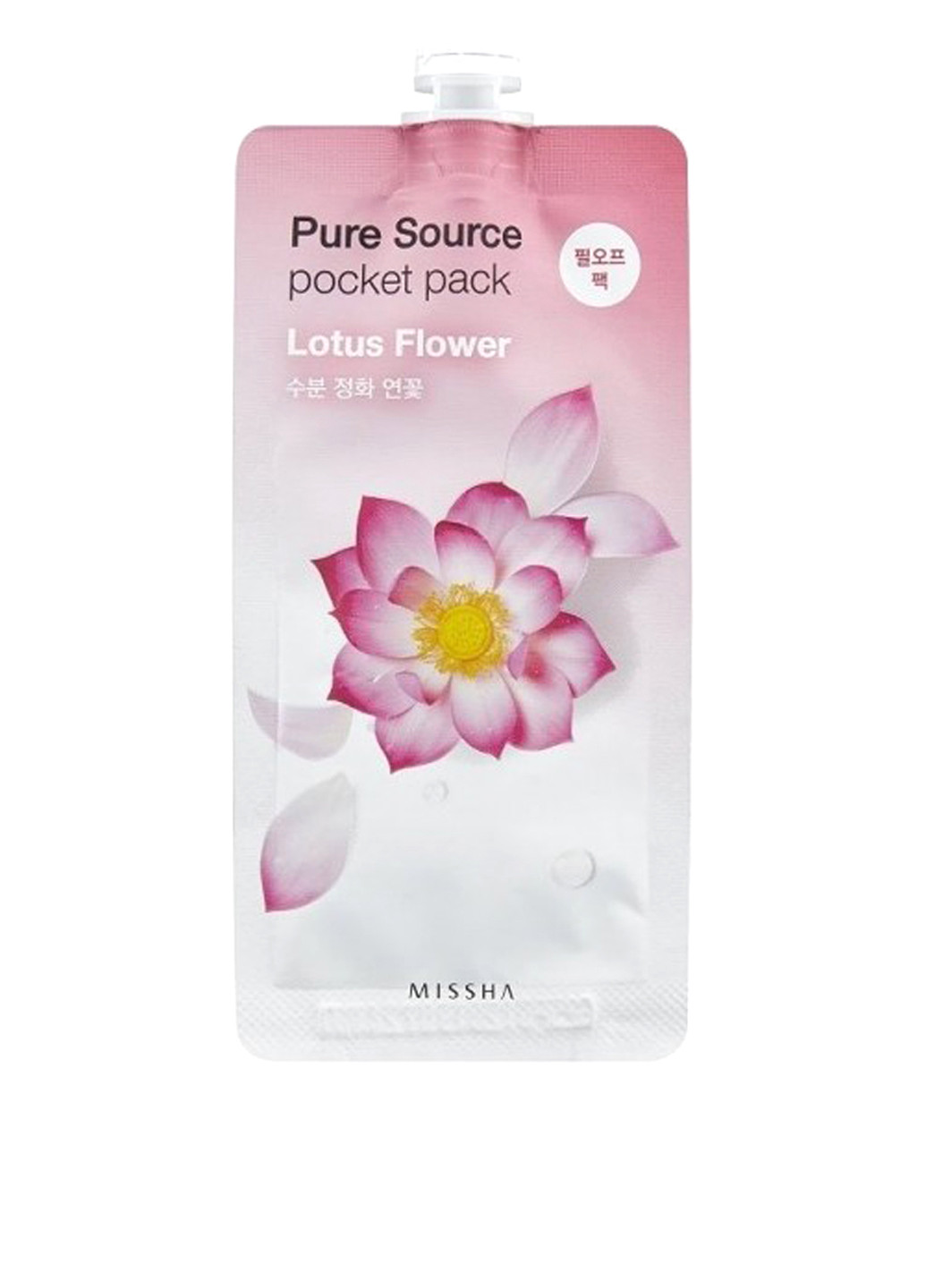 Маска для лица ночная Pure Source Pocket Lotus Flower, 10 мл MISSHA бесцветная