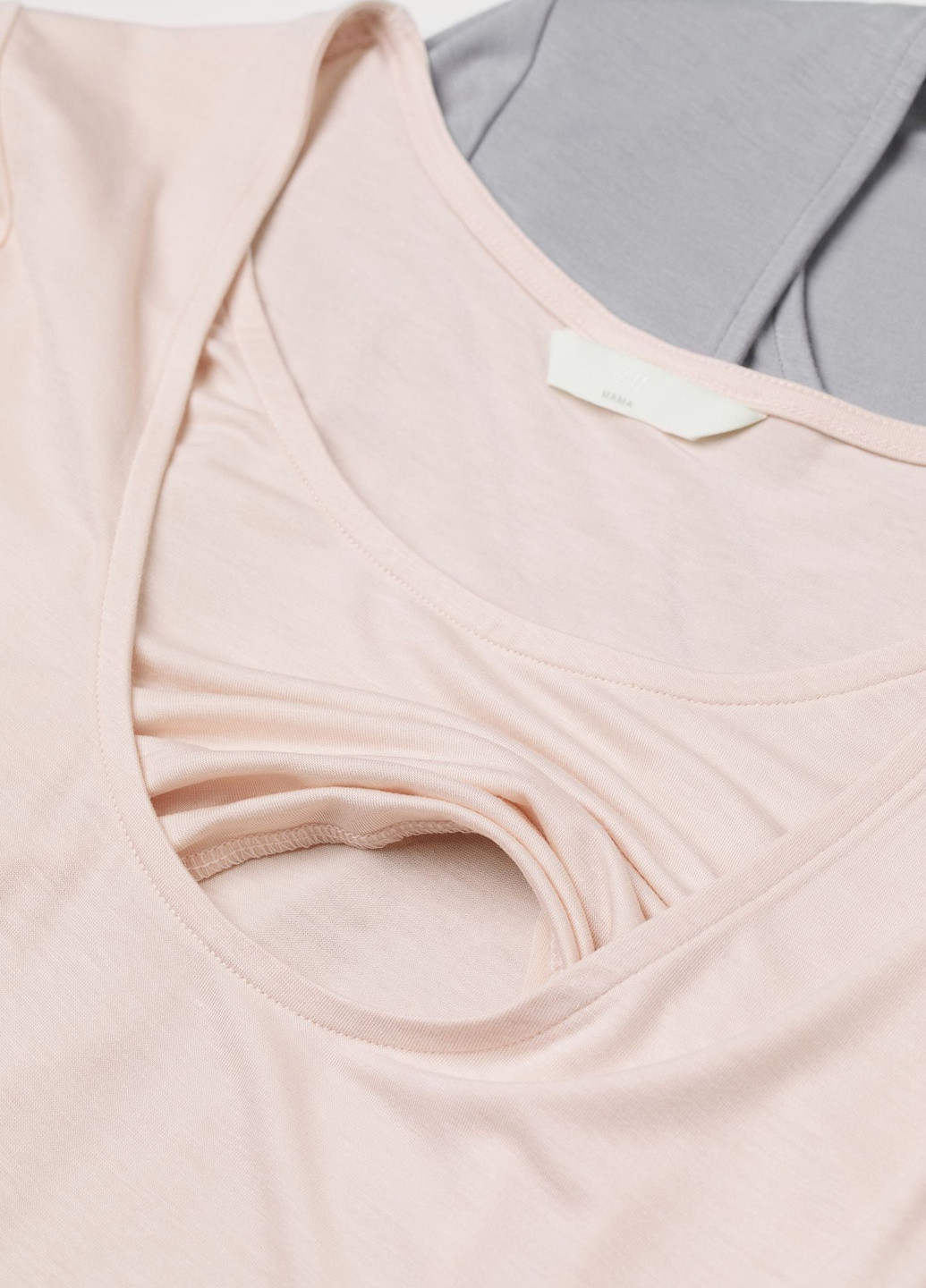 Светло-розовая летняя футболка для кормления H&M