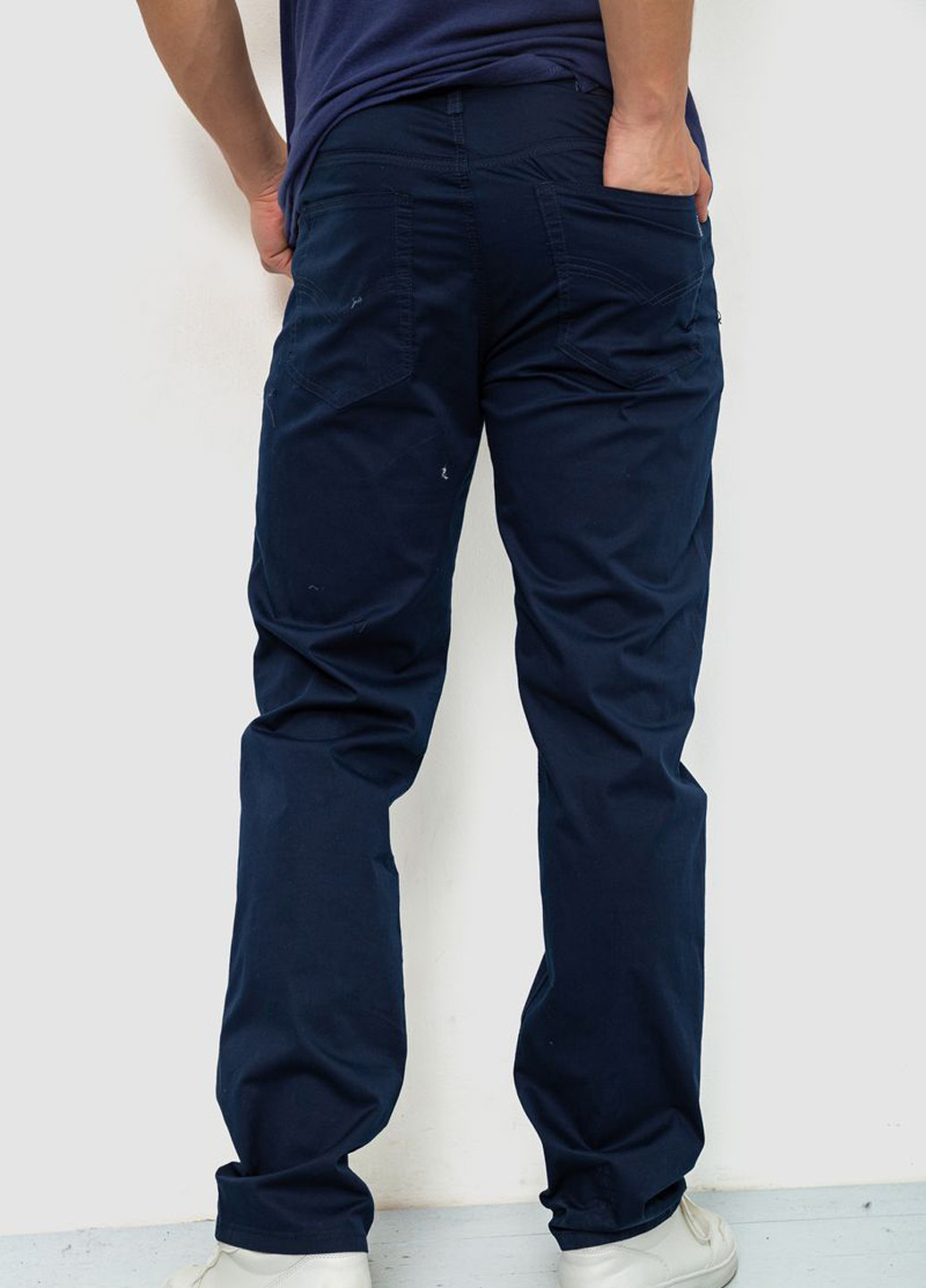 Темно-синие кэжуал демисезонные чиносы брюки Ager