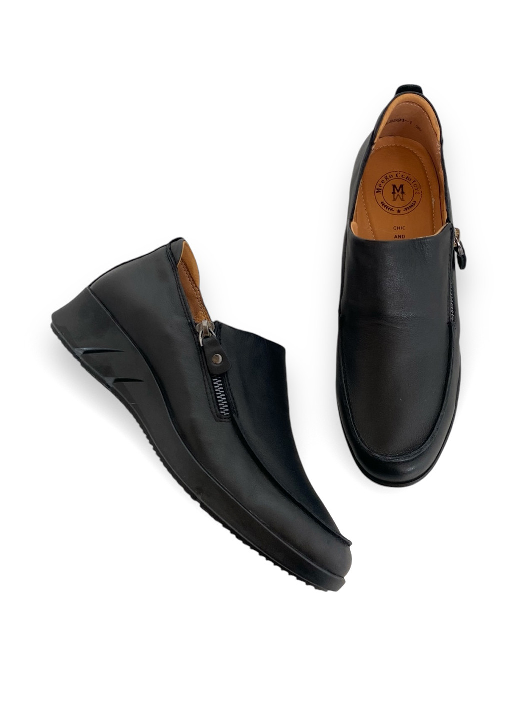 Meego Туфли черный з натуральная кожа, румыния — демисезон (304153128)