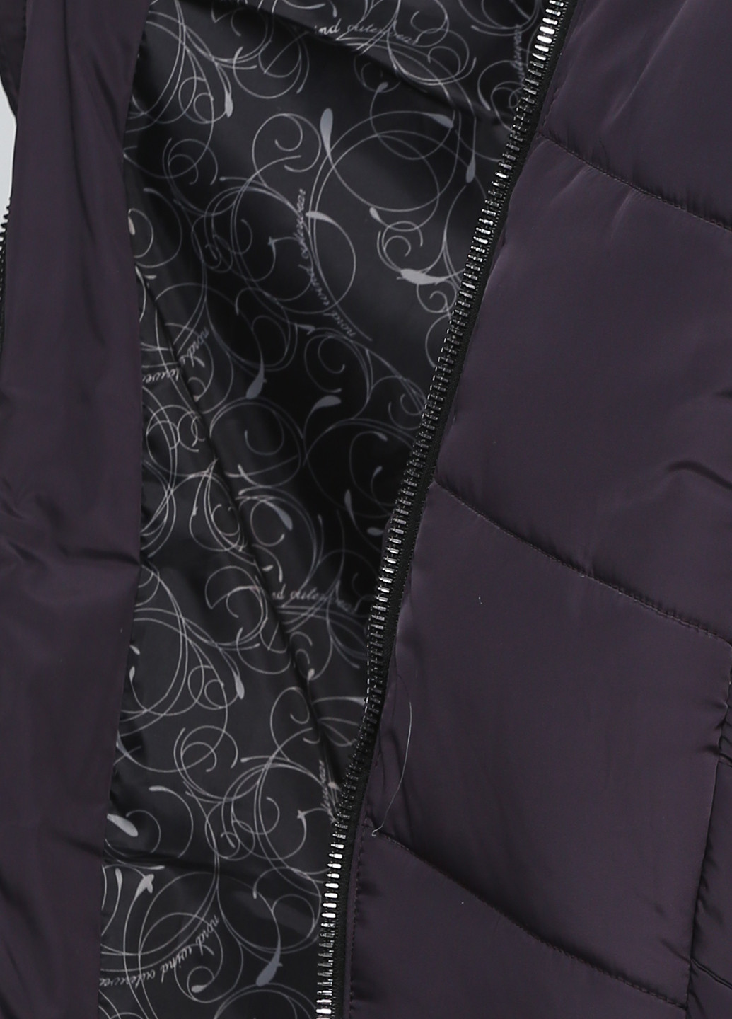 Темно-фіолетова зимня куртка Leka