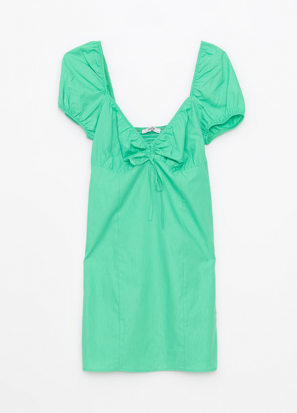 Светло-зеленое кэжуал платье LC Waikiki однотонное