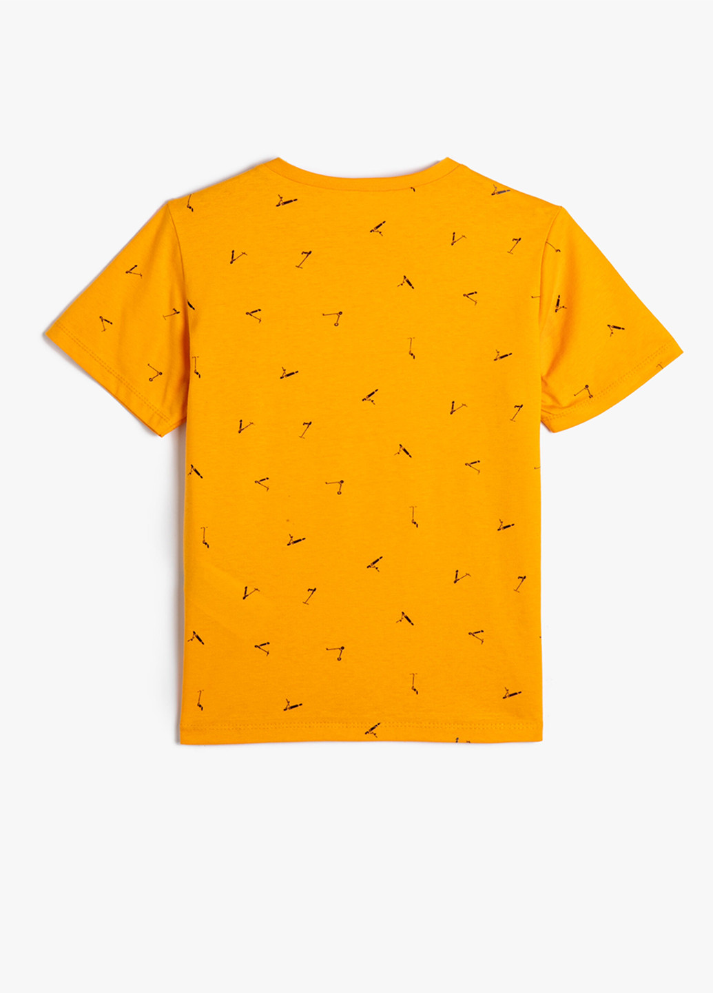 Светло-оранжевая летняя футболка KOTON