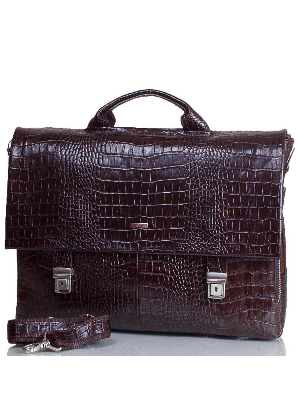 Мужской кожаный портфель 38х27,5х11 см Desisan (195706052)