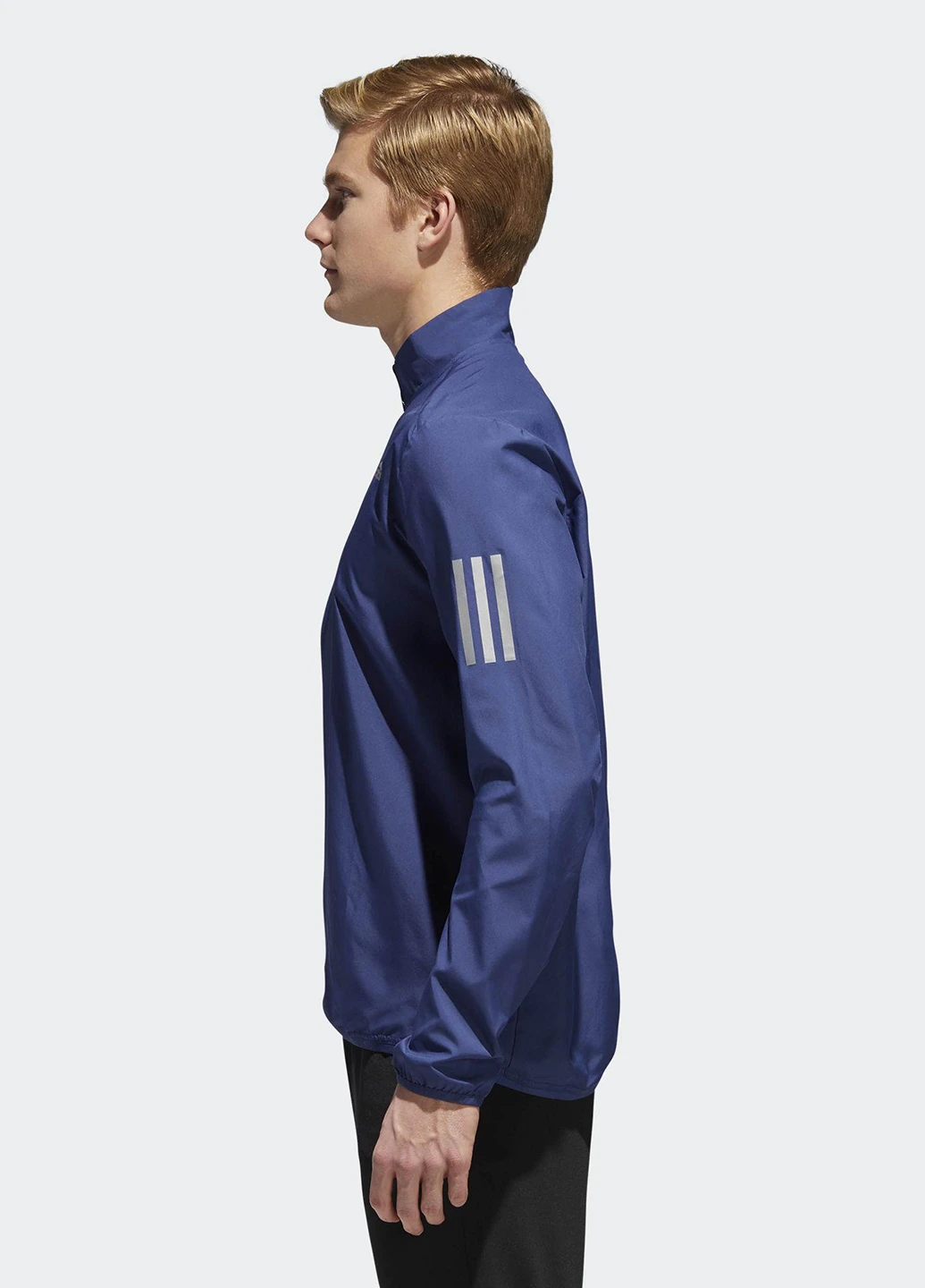 Синя демісезонна вітровка adidas