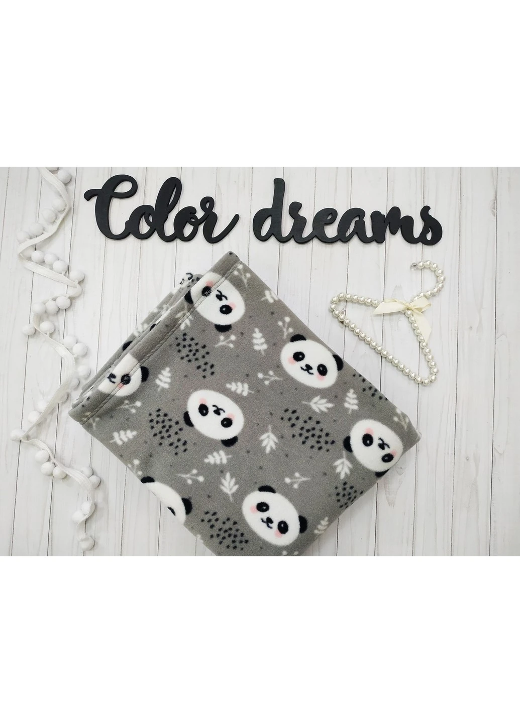 Плед 35/199 80х120 см Серый Color Dreams (223667374)