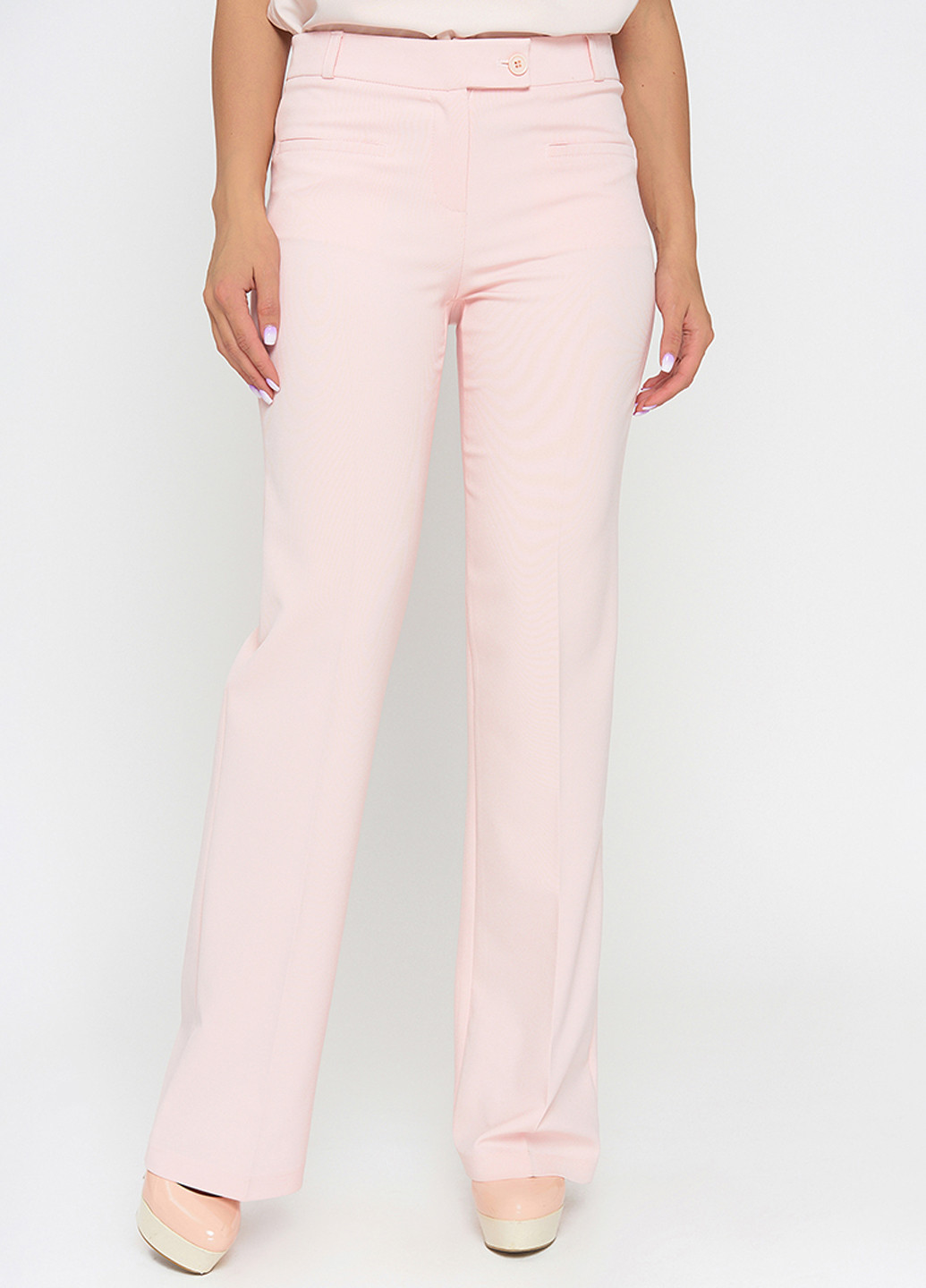Розовые кэжуал демисезонные брюки Sellin
