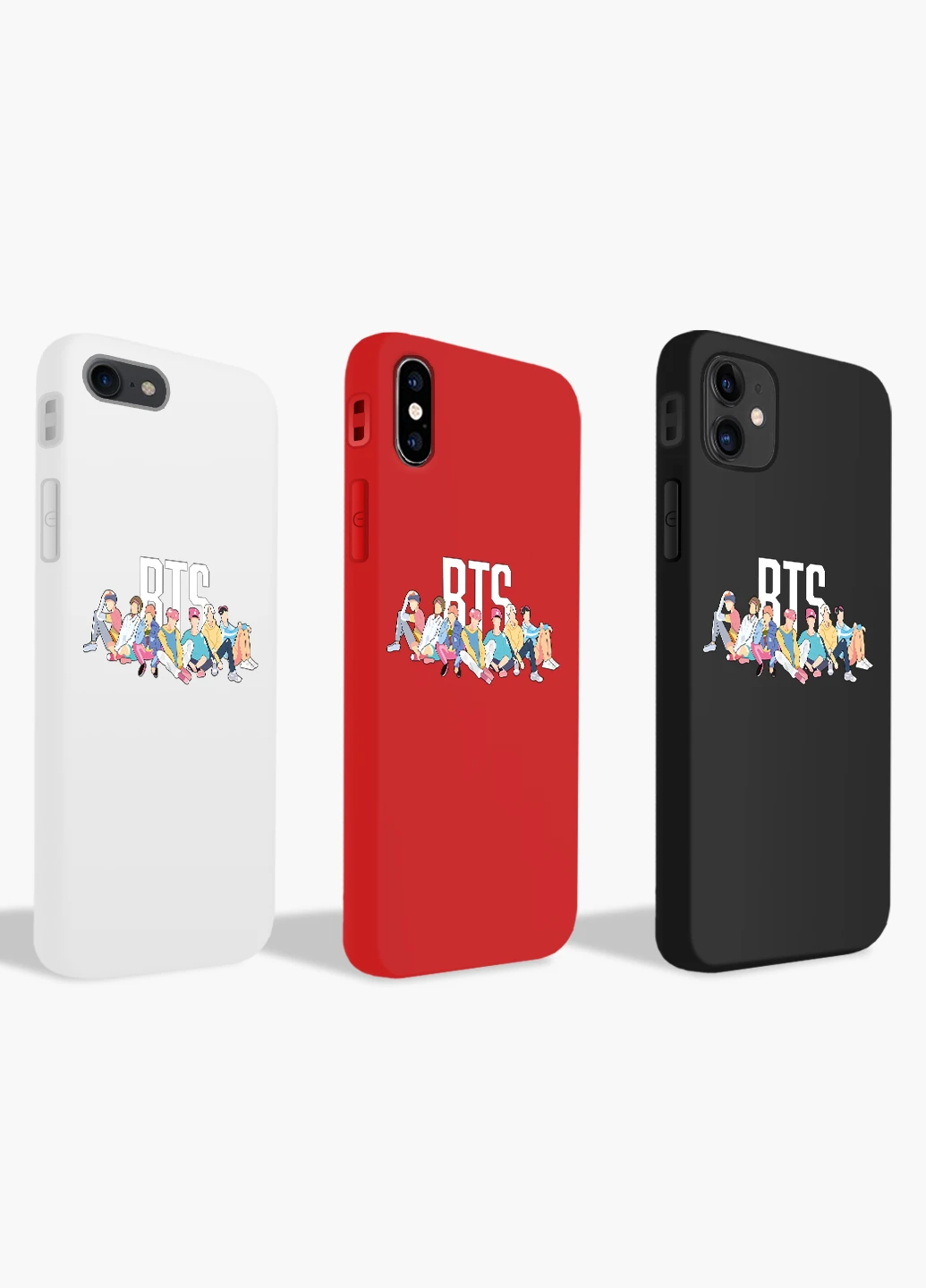 Чехол силиконовый Apple Iphone Xr БТС (BTS) (8225-1061) MobiPrint (219347240)