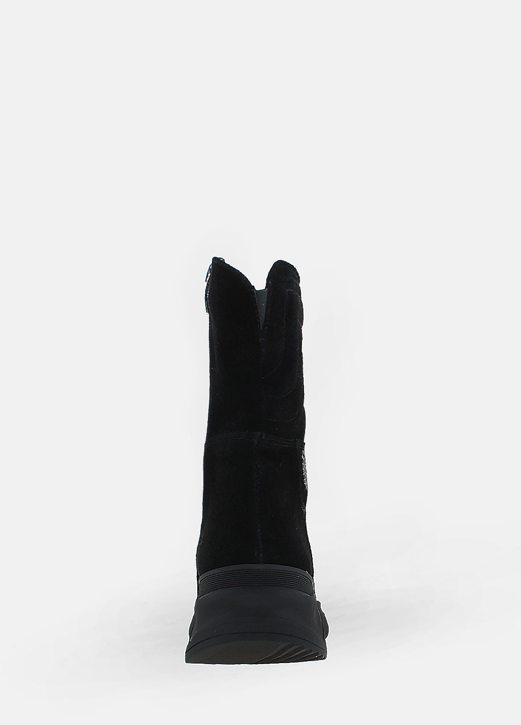 Осенние ботинки ro5474-11 черный Olevit из натуральной замши