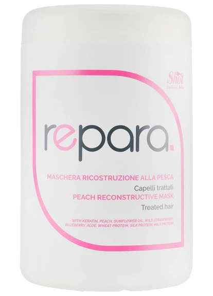 Восстанавливающая маска с персиком для поврежденных волос Peach Reconstructive Mask Shot (250113854)