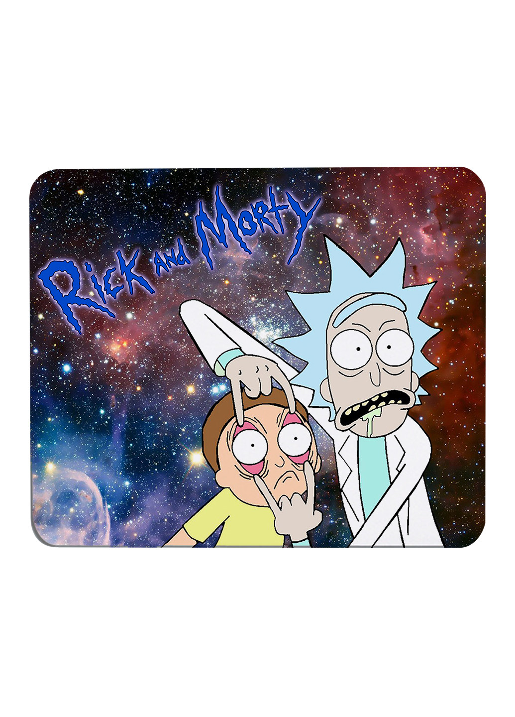 Коврик для мышки Рик и Морти (Rick and Morty) (25108-1235) 22х18 см MobiPrint (222995196)