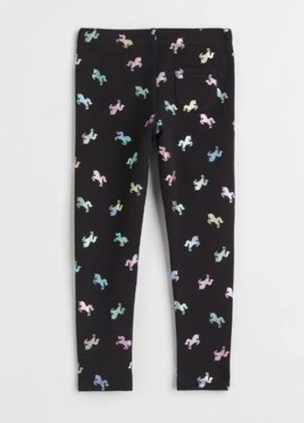 Черные демисезонные леггинсы H&M