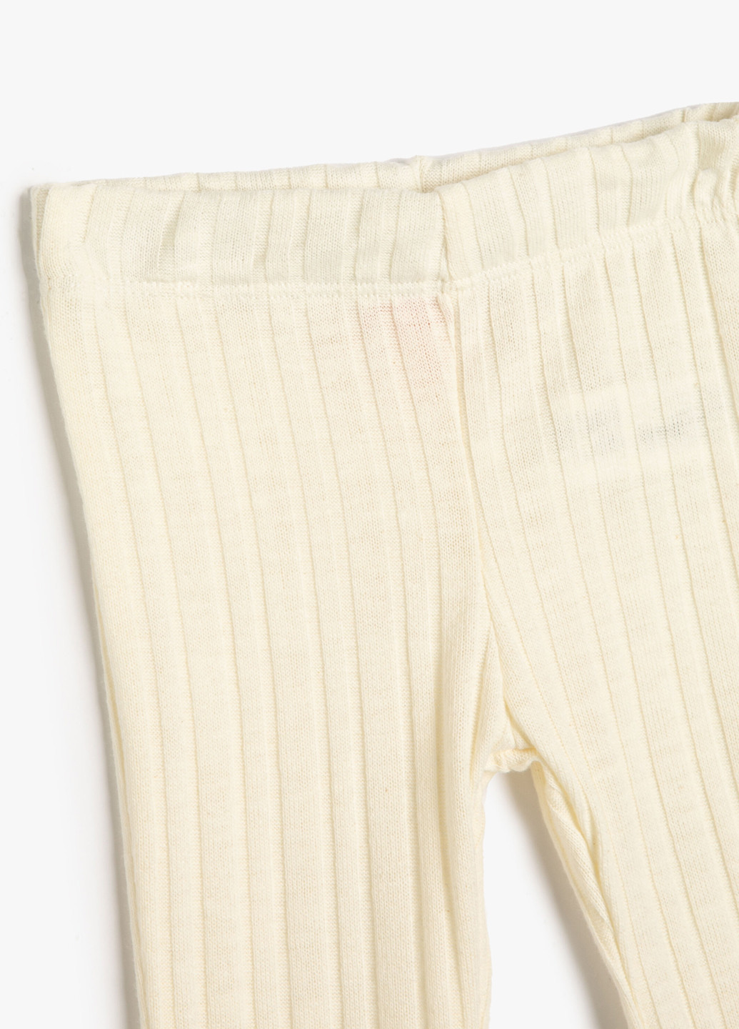 Светло-бежевые кэжуал демисезонные клеш брюки KOTON