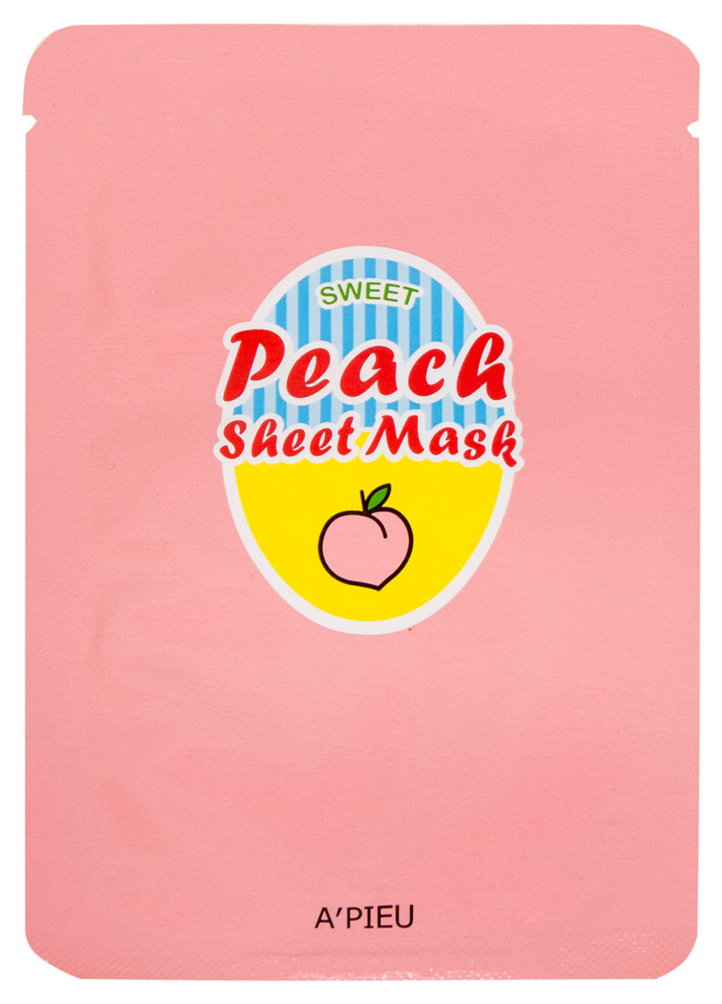 Тканевая маска "Персиковый йогурт" Peach Sweet Sheet Mask (1 шт.) A'pieu (202415801)