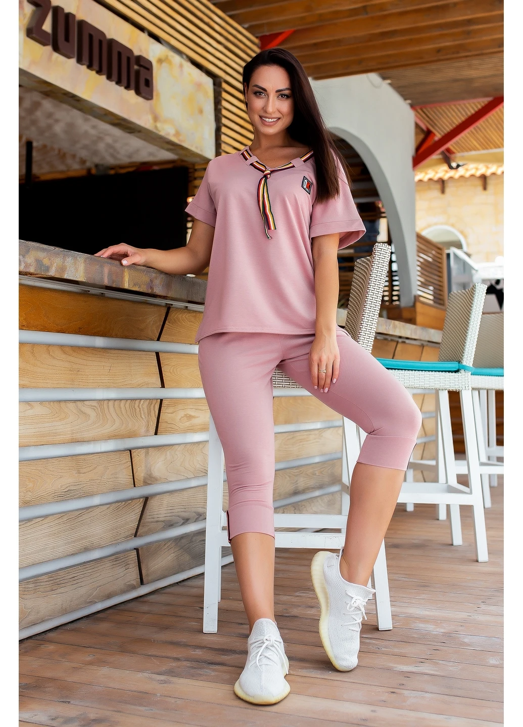 Спортивный костюм 173-3 64 Розовый N.N.C.Fashion (223458362)