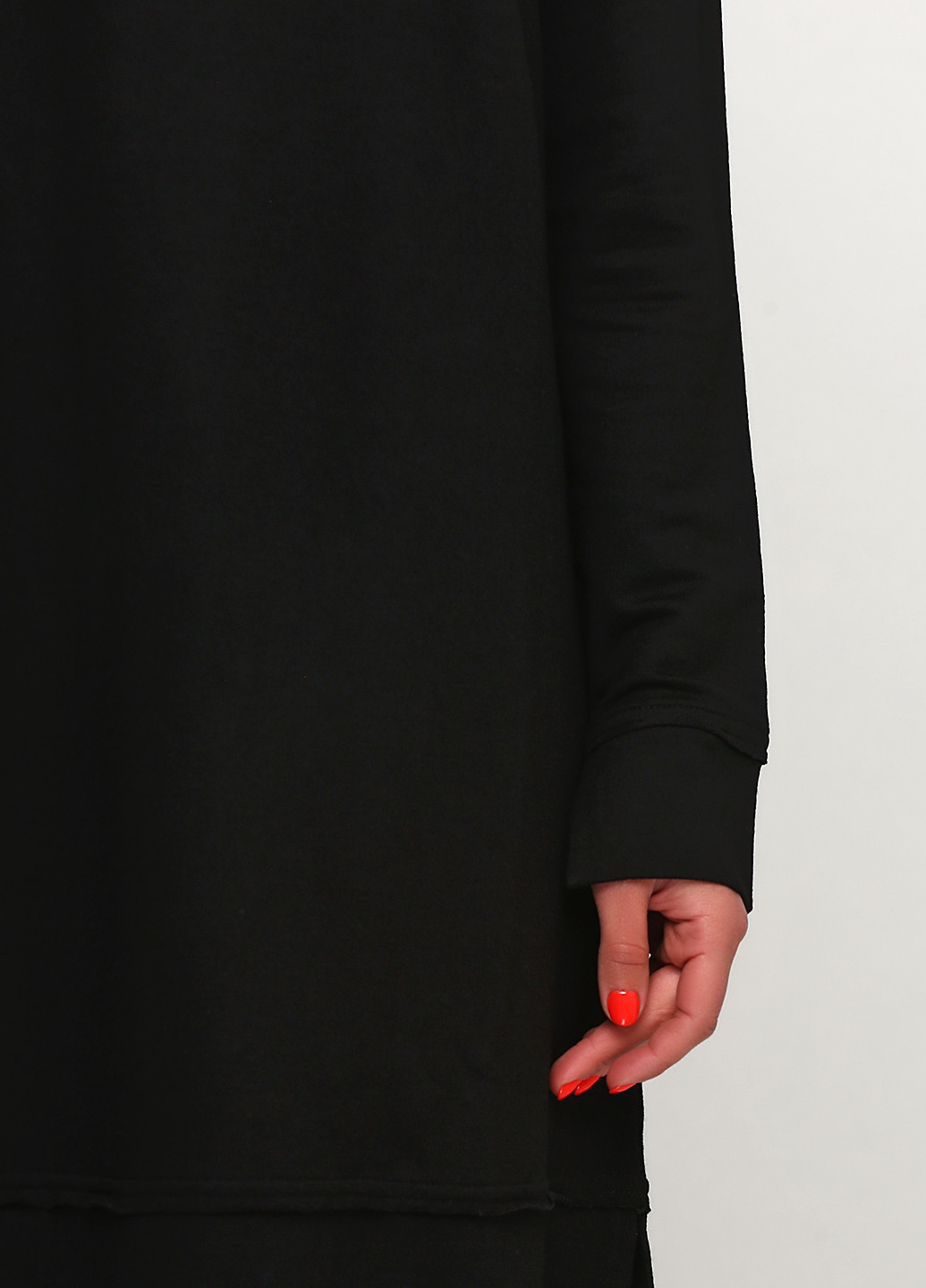 Черное кэжуал платье United Colors of Benetton однотонное