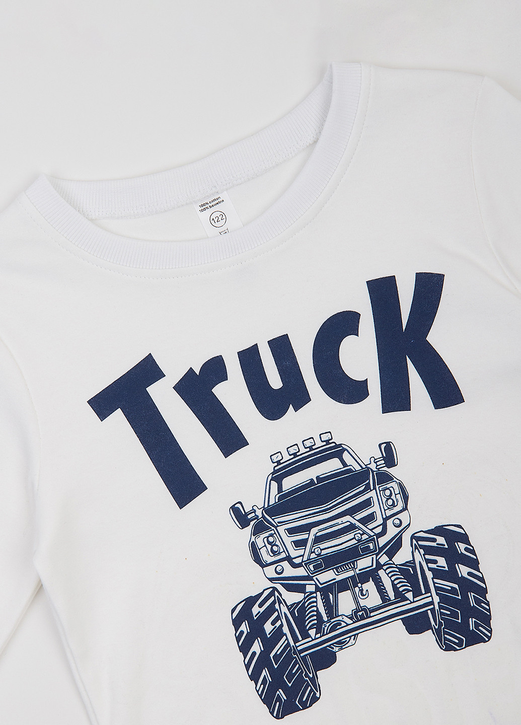 Белый демисезонный кэжуал лонгслив Garnamama с рисунком