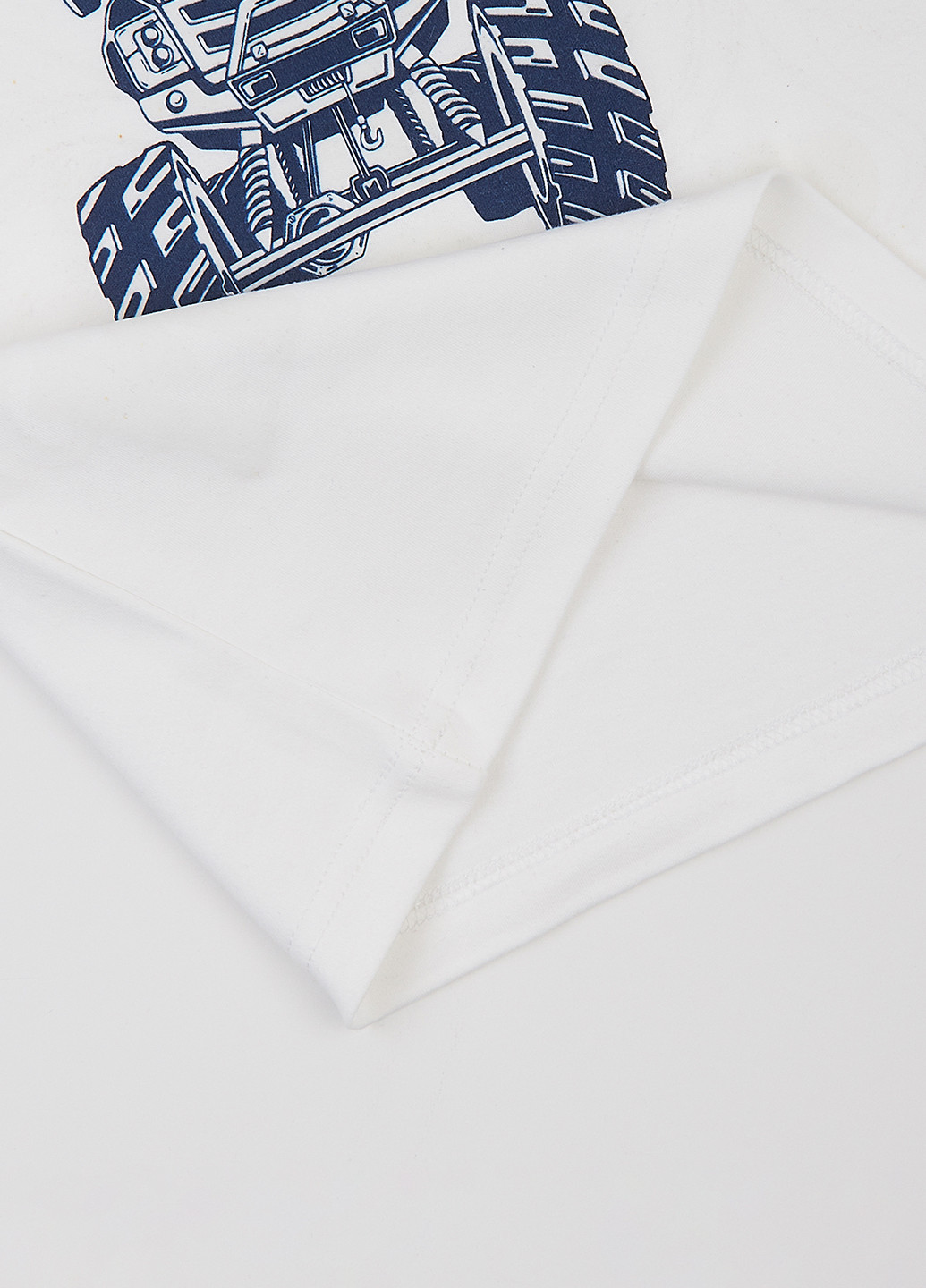 Белый демисезонный кэжуал лонгслив Garnamama с рисунком