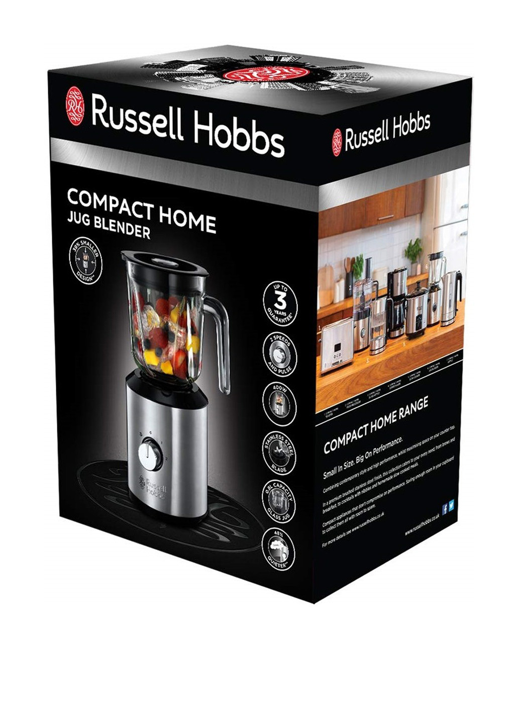 Блендер стаціонарний Compact Home Russell Hobbs 25290-56 сріблястий