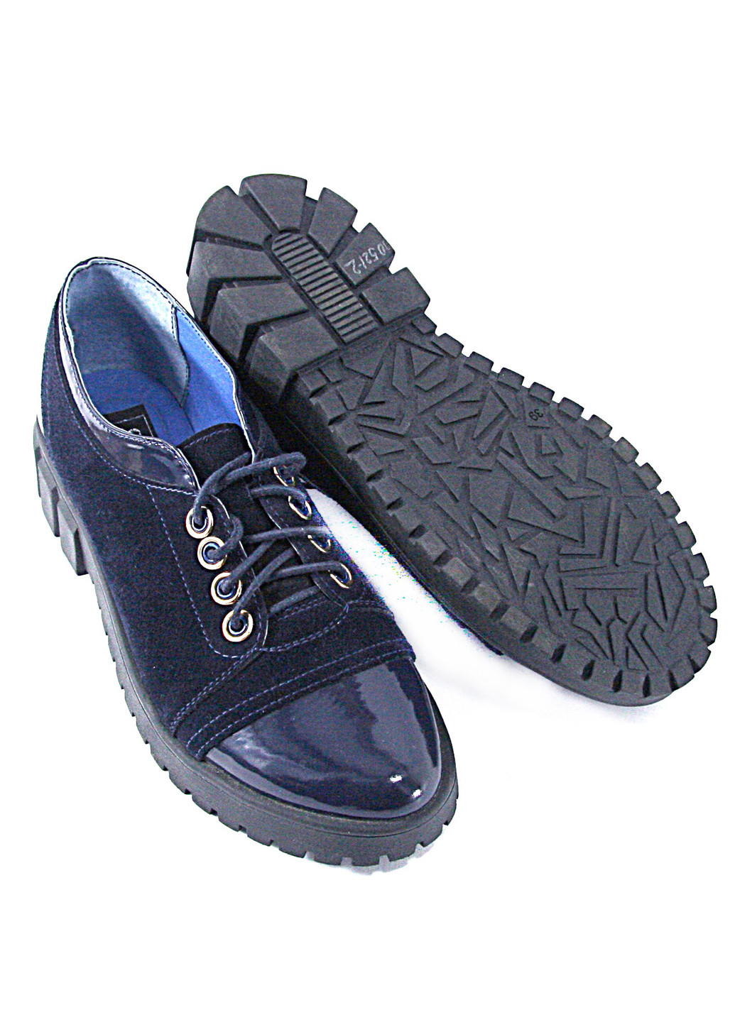 Mila Туфли синий з натуральная замша, — демисезон (360976384)